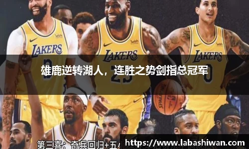 雄鹿逆转湖人，连胜之势剑指总冠军